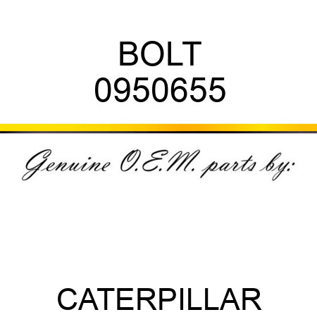 BOLT 0950655