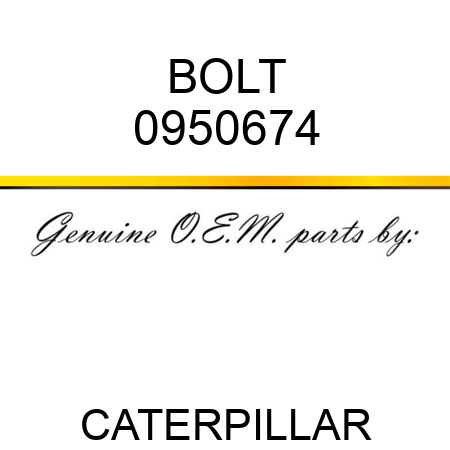 BOLT 0950674