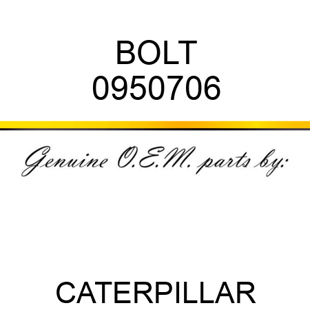 BOLT 0950706