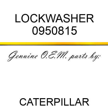 LOCKWASHER 0950815