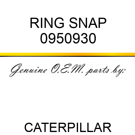 RING SNAP 0950930
