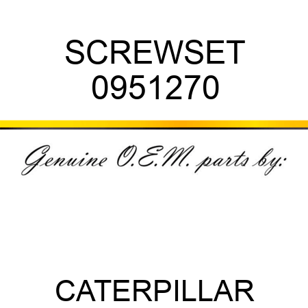 SCREW,SET 0951270