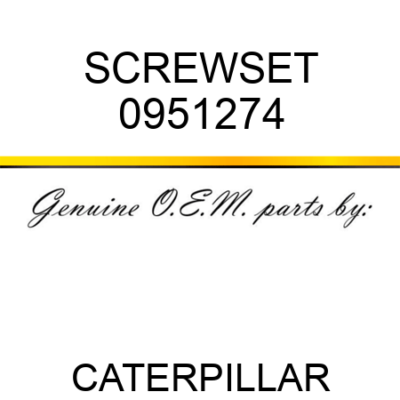 SCREW,SET 0951274