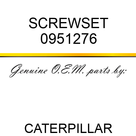 SCREW,SET 0951276