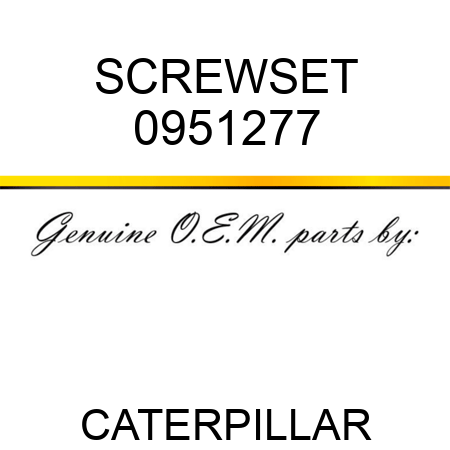 SCREW,SET 0951277