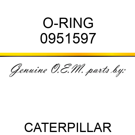 O-RING 0951597
