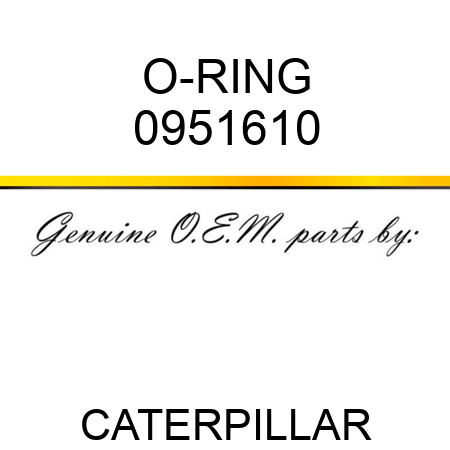 O-RING 0951610