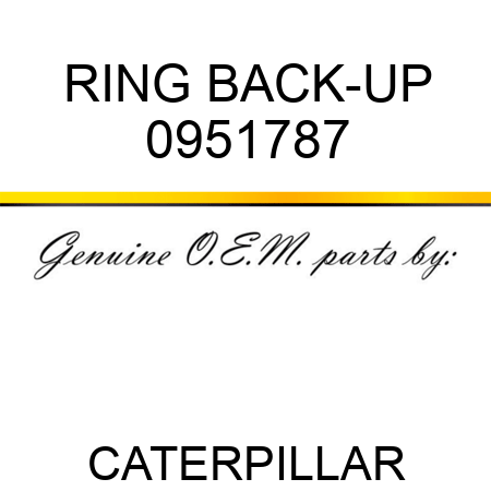 RING BACK-UP 0951787