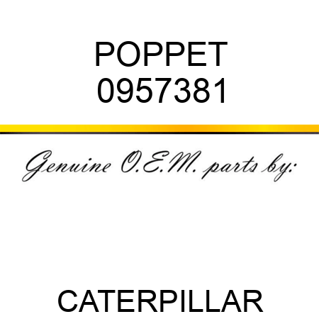 POPPET 0957381