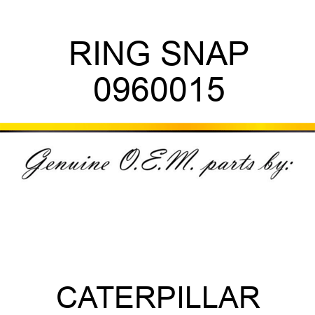 RING SNAP 0960015