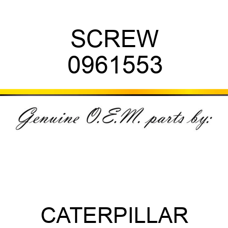 SCREW 0961553