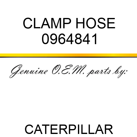 CLAMP HOSE 0964841