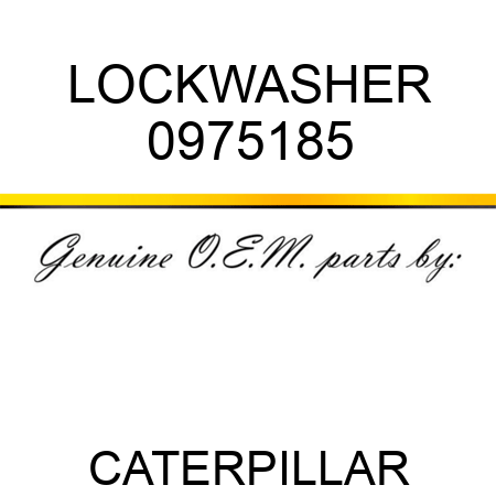 LOCKWASHER 0975185