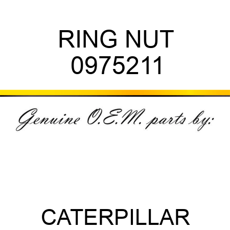 RING NUT 0975211