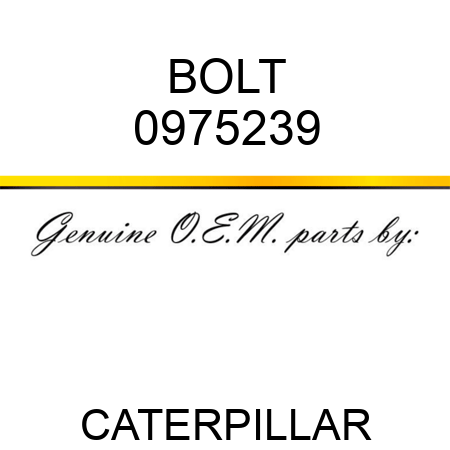 BOLT 0975239