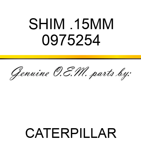 SHIM .15MM 0975254