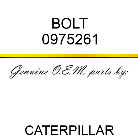 BOLT 0975261