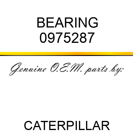 BEARING 0975287