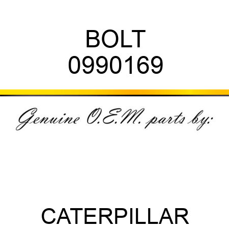 BOLT 0990169