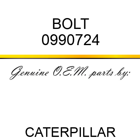 BOLT 0990724