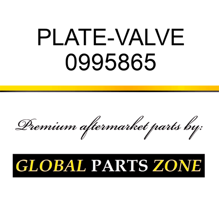 PLATE-VALVE 0995865