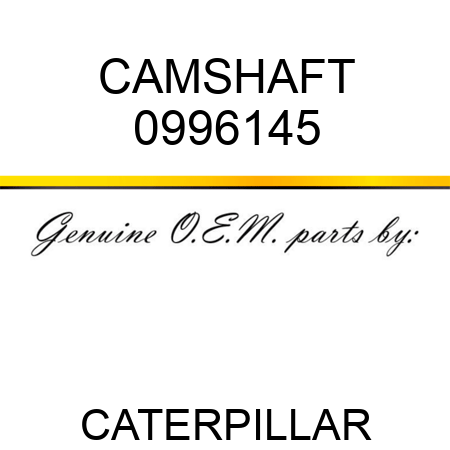 CAMSHAFT 0996145