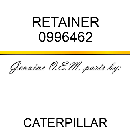 RETAINER 0996462