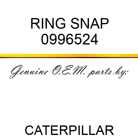 RING SNAP 0996524