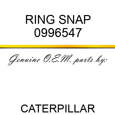 RING SNAP 0996547