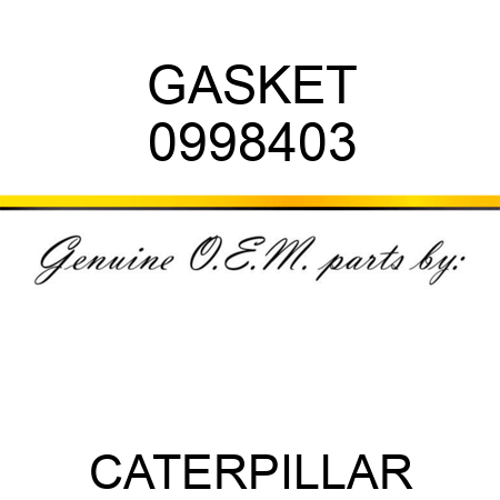 GASKET 0998403