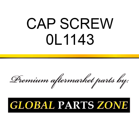 CAP SCREW 0L1143