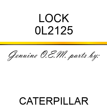 LOCK 0L2125
