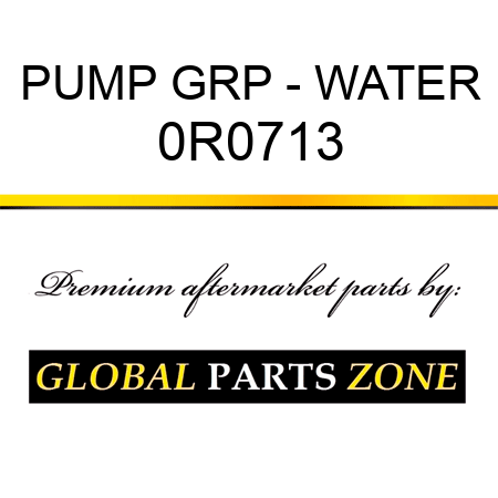 PUMP GRP - WATER 0R0713