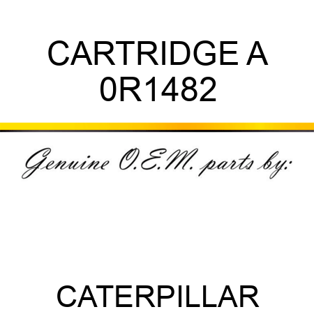 CARTRIDGE A 0R1482