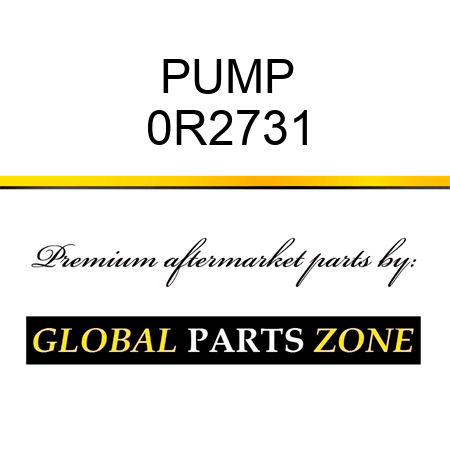 PUMP 0R2731