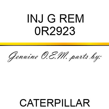 INJ G REM 0R2923
