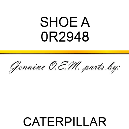 SHOE A 0R2948