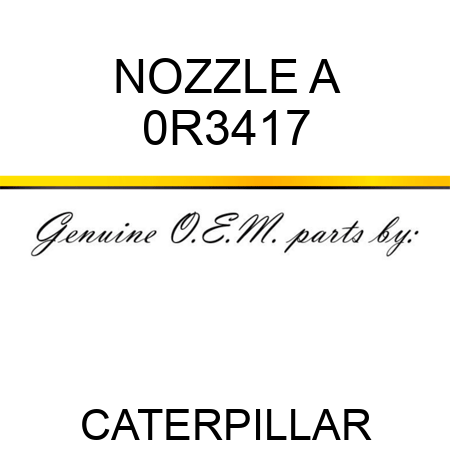 NOZZLE A 0R3417