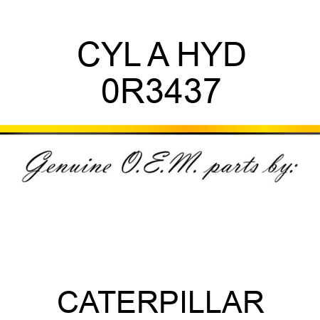 CYL A HYD 0R3437