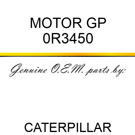 MOTOR GP 0R3450