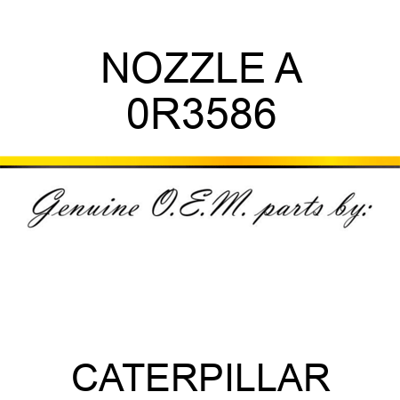 NOZZLE A 0R3586