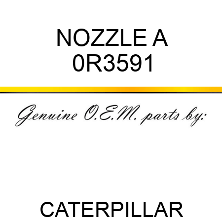 NOZZLE A 0R3591