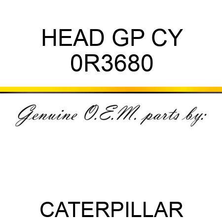 HEAD GP CY 0R3680