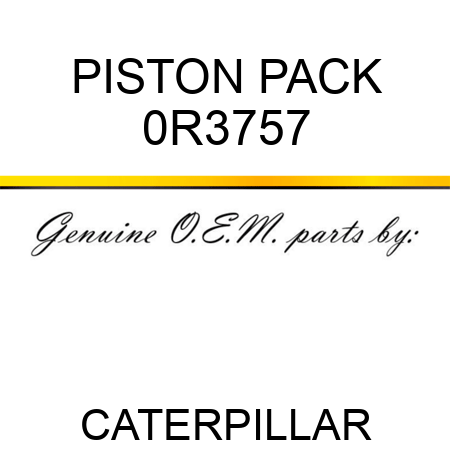 PISTON PACK 0R3757