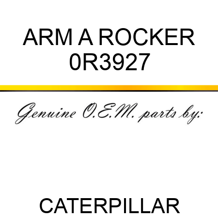 ARM A ROCKER 0R3927