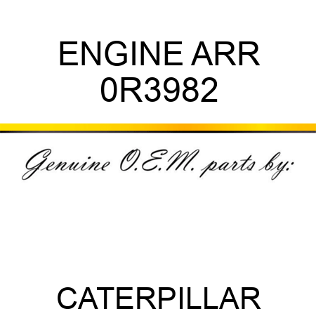 ENGINE ARR 0R3982