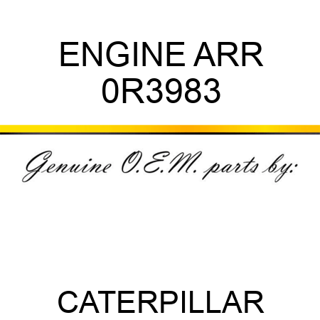 ENGINE ARR 0R3983