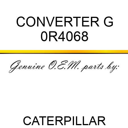 CONVERTER G 0R4068