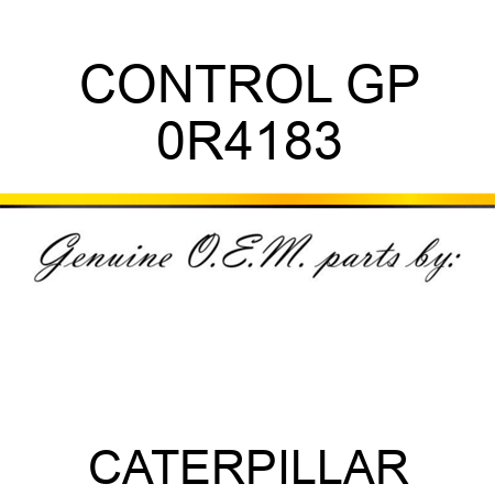 CONTROL GP 0R4183