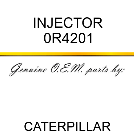 INJECTOR 0R4201